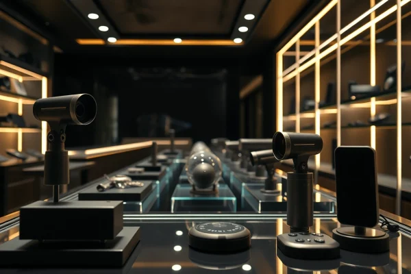 Browse exclusive items in our boutique d'espionnage showcasing top-quality surveillance gear.